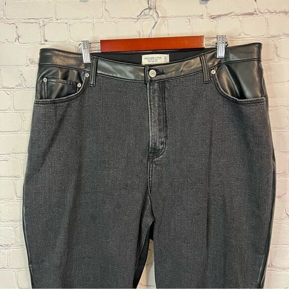 Abercrombie & Finch The Ankle Straight Ultra High Rise Circe High size 35 - Picture 2 of 7